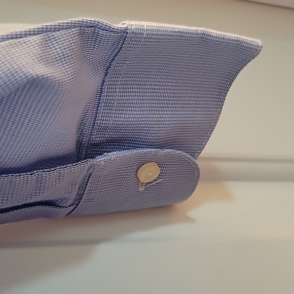 Chaps blue dress shirt large 14-16 - Picture 4 of 8